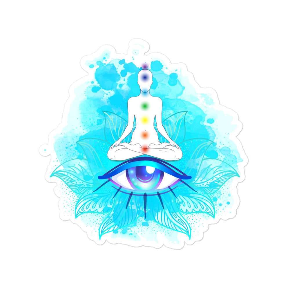 Yoga Chakras Bubble-free Stickers