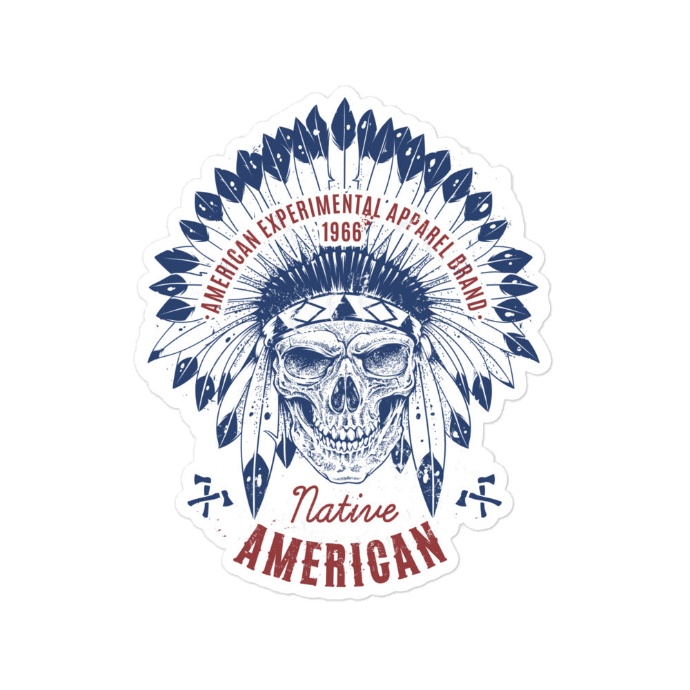 Native American Bubble-free Stickers