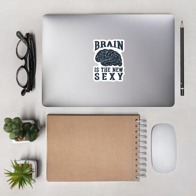 Brain is the New Sexy Bubble-free Stickers