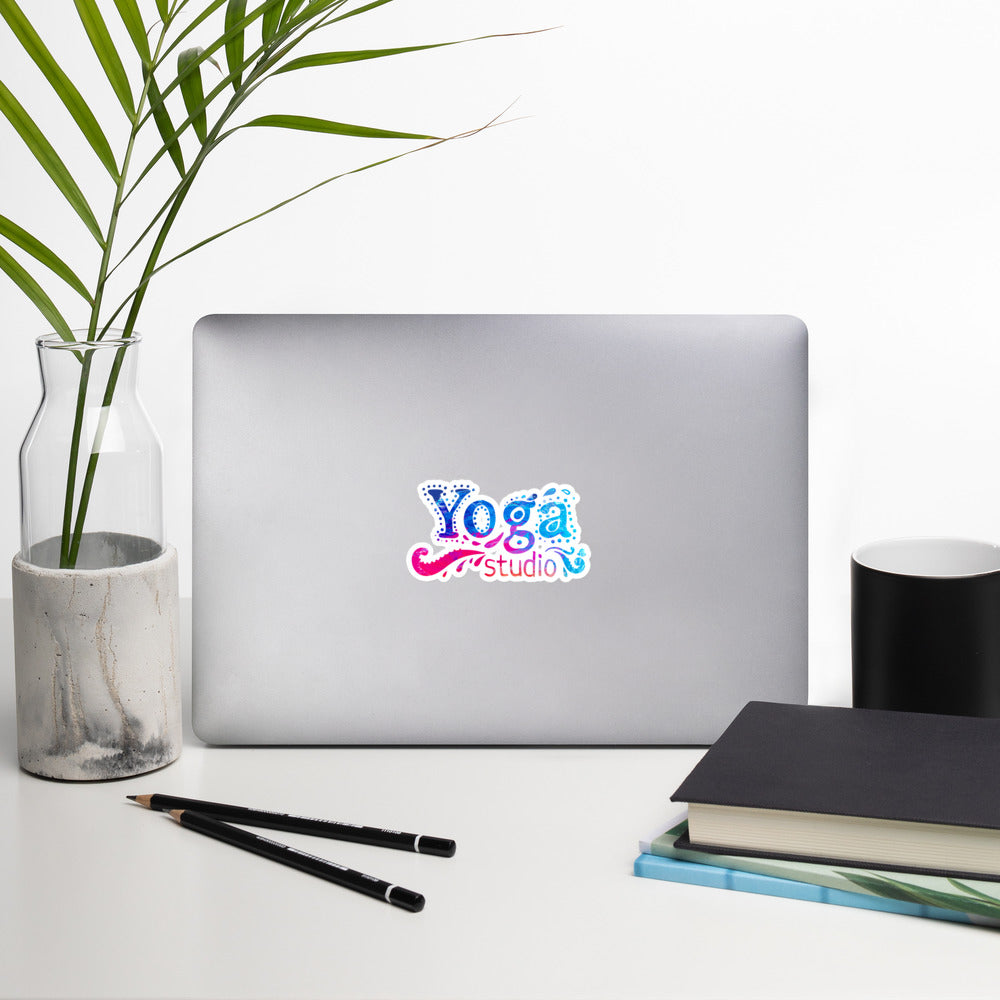 Yoga Studio Bubble-free Stickers