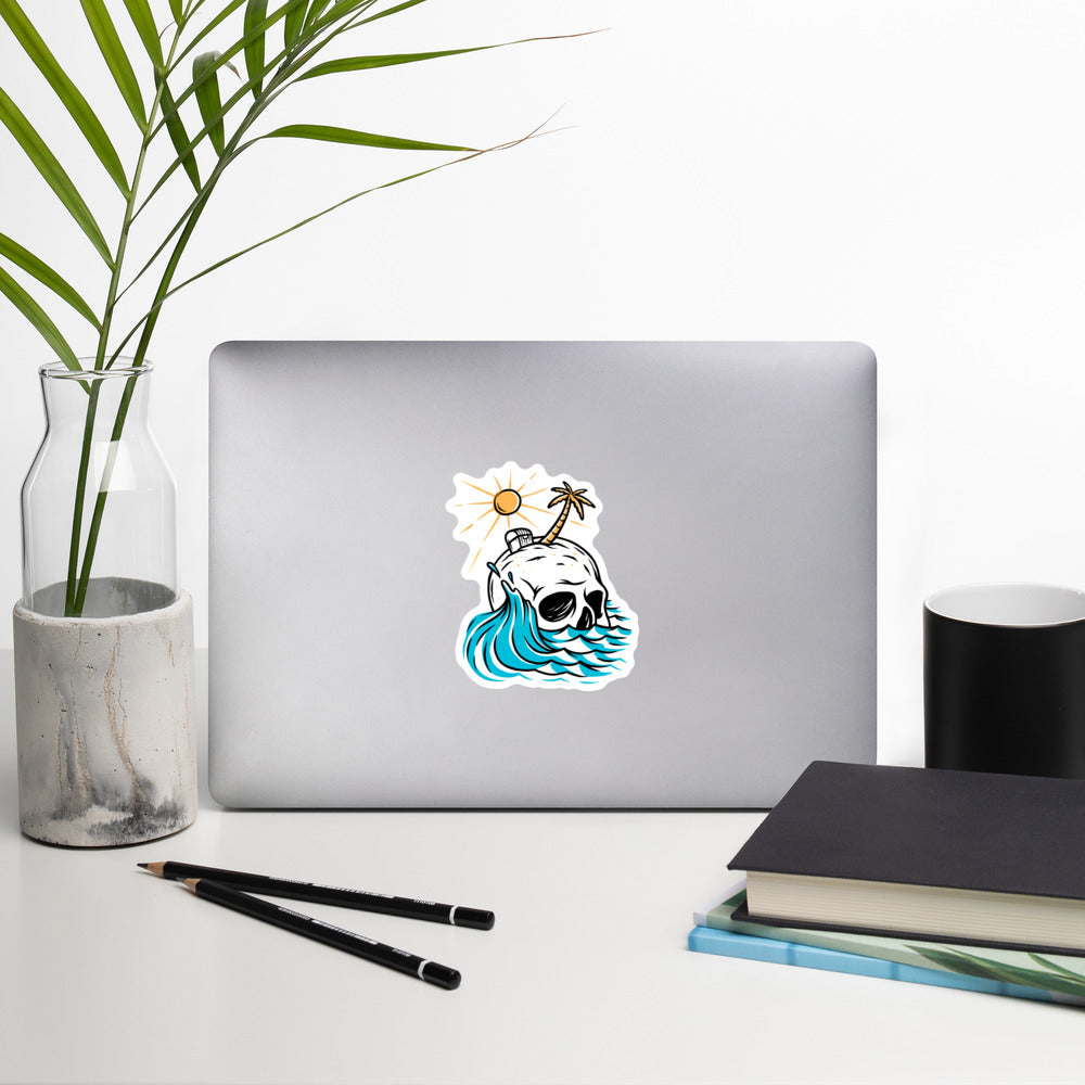 Skull Island Bubble-free Stickers