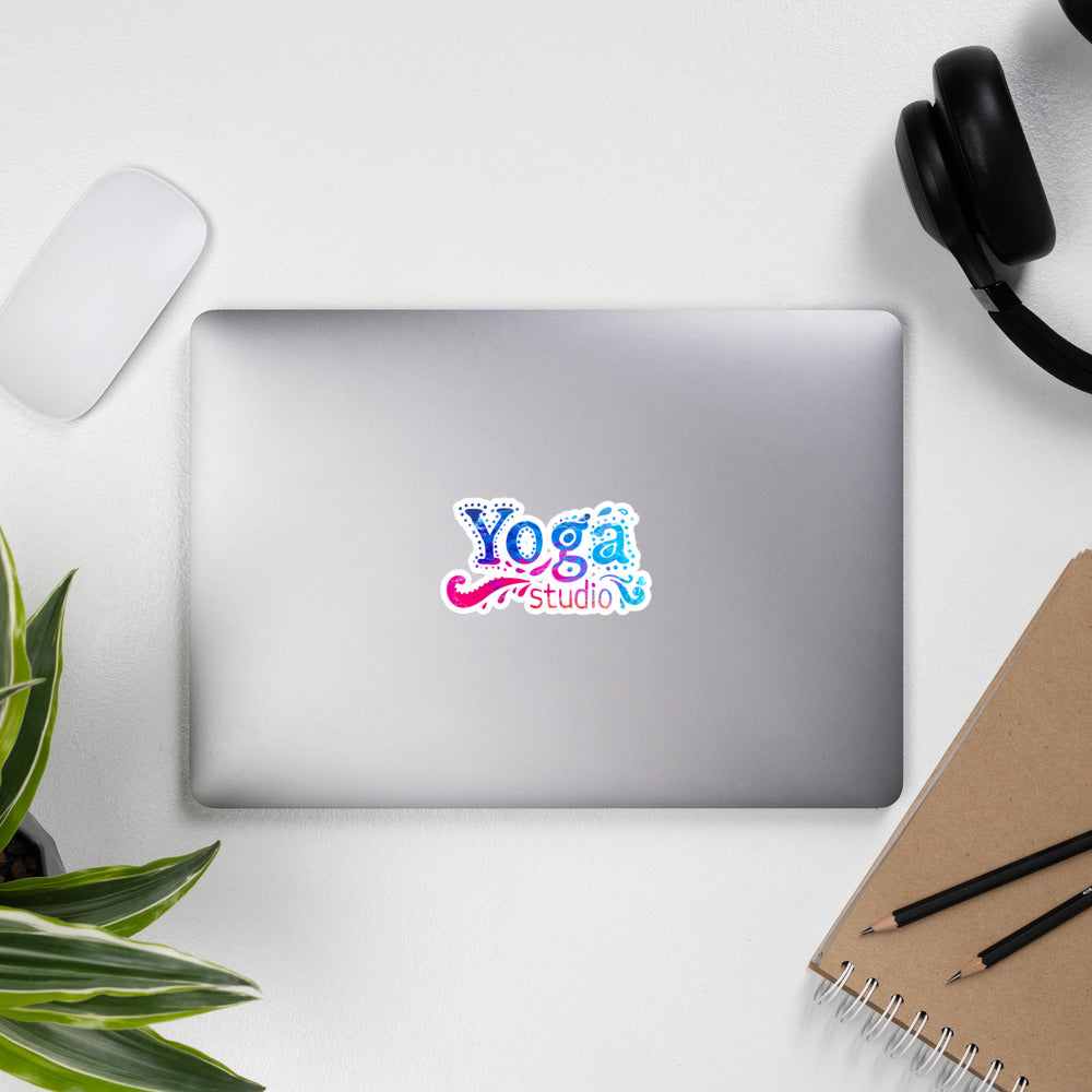 Yoga Studio Bubble-free Stickers