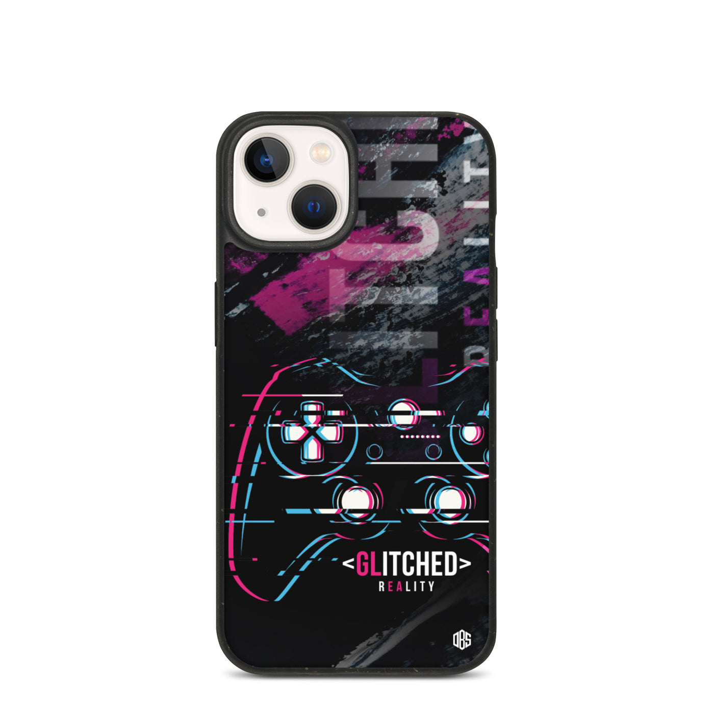 Glitched Reality v2 Biodegradable iPhone Case