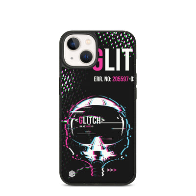 Glitched Reality v1 Biodegradable iPhone Case