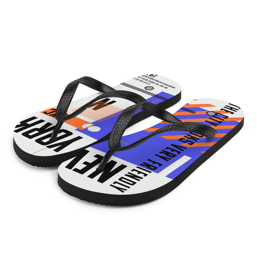 NYC 1978 (C) Unisex Flip-Flops