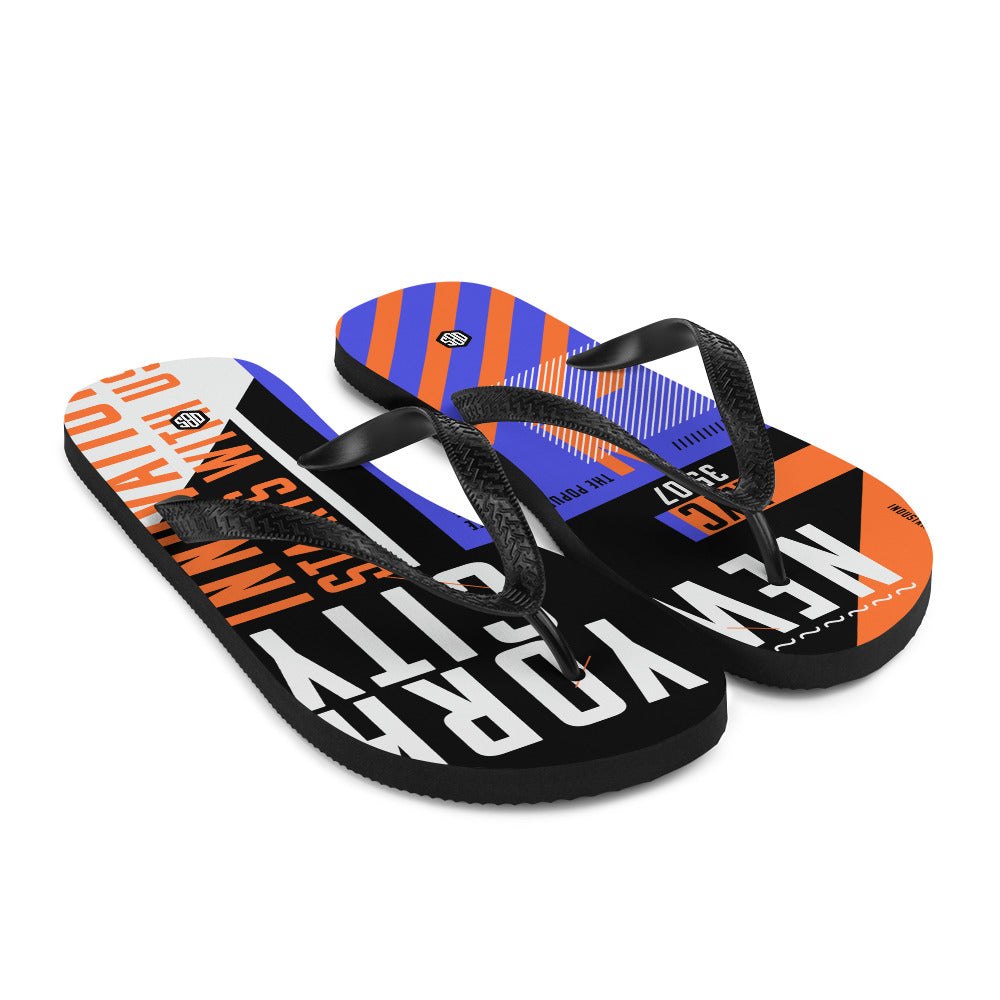 NYC 1978 (A) Unisex Flip-Flops