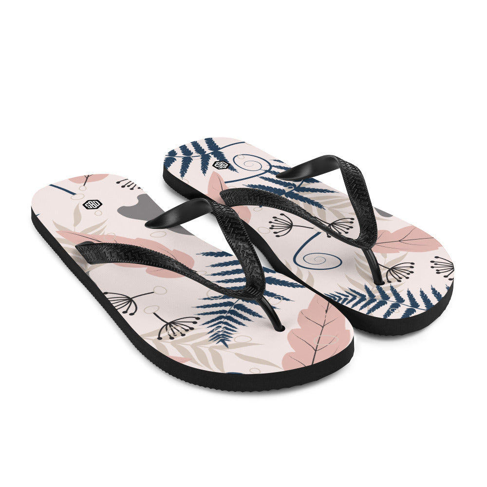 Pastel Tropical Flip-Flops