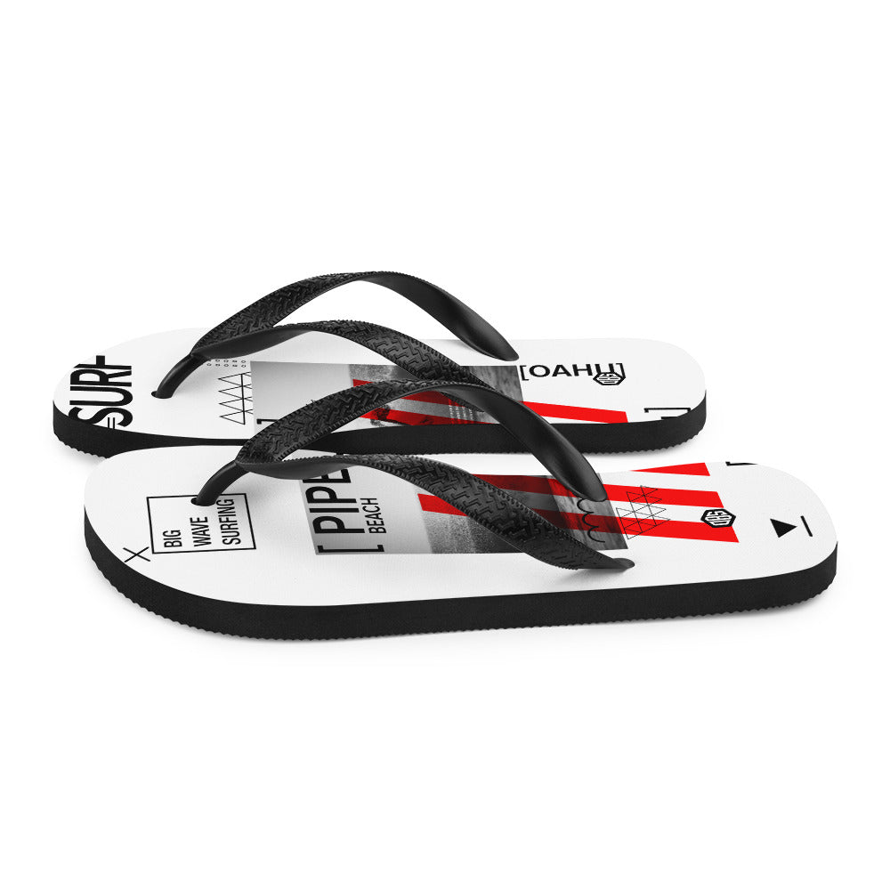 Pipeline Hawaii Unisex Flip-Flops