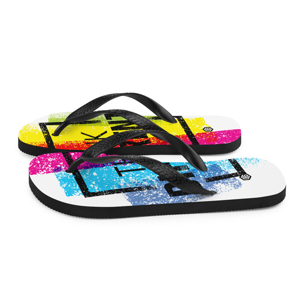 Think Different Unisex Flip-Flops