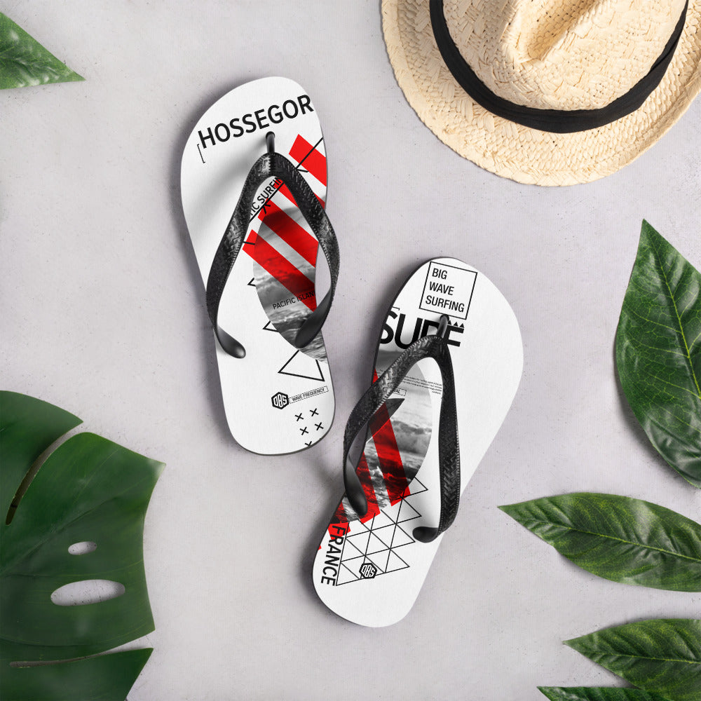 Hossegor France Unisex Flip-Flops