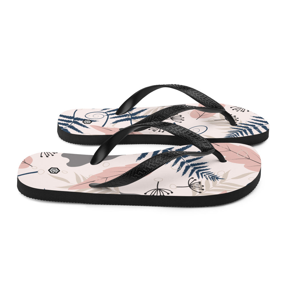 Pastel Tropical Flip-Flops