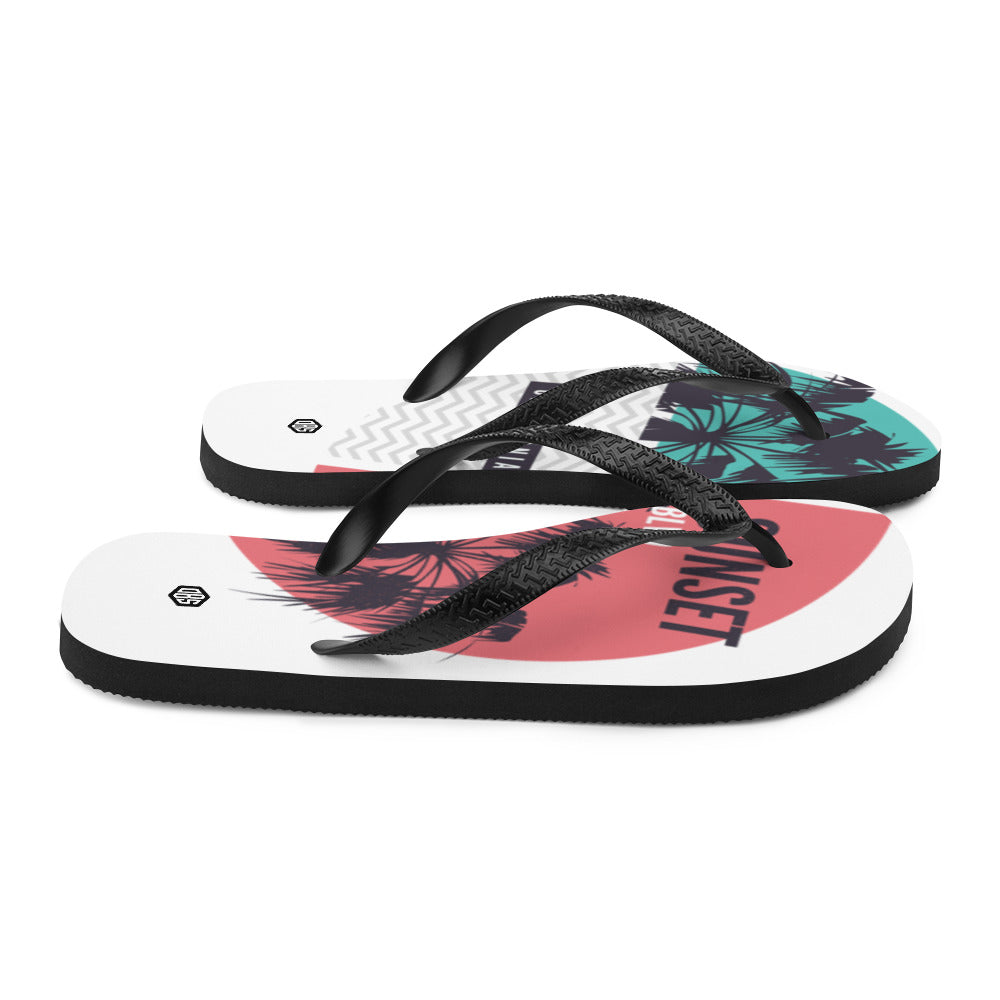 Sunset Blvd California Unisex Flip-Flops