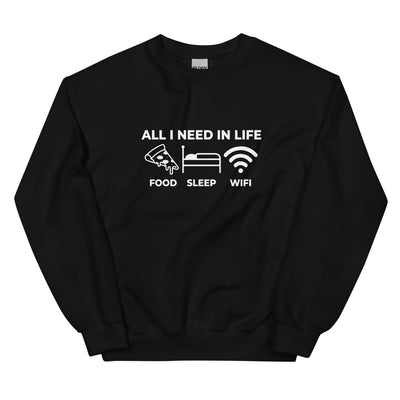 Food Sleep Wifi Sweater