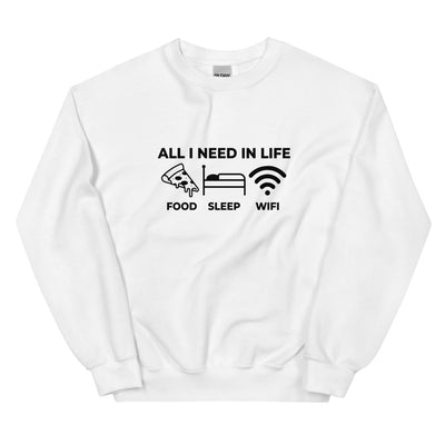 Food Sleep Wifi Sweater