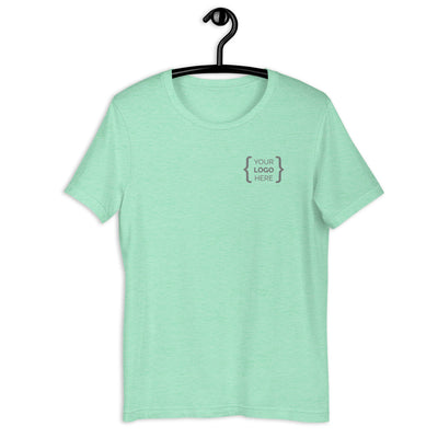 Unisex Heather Light Tee (Chest Label Template)