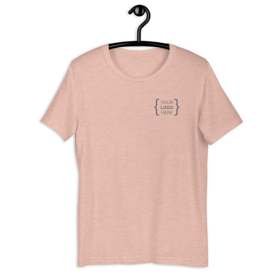 Unisex Heather Light Tee (Chest Label Template)