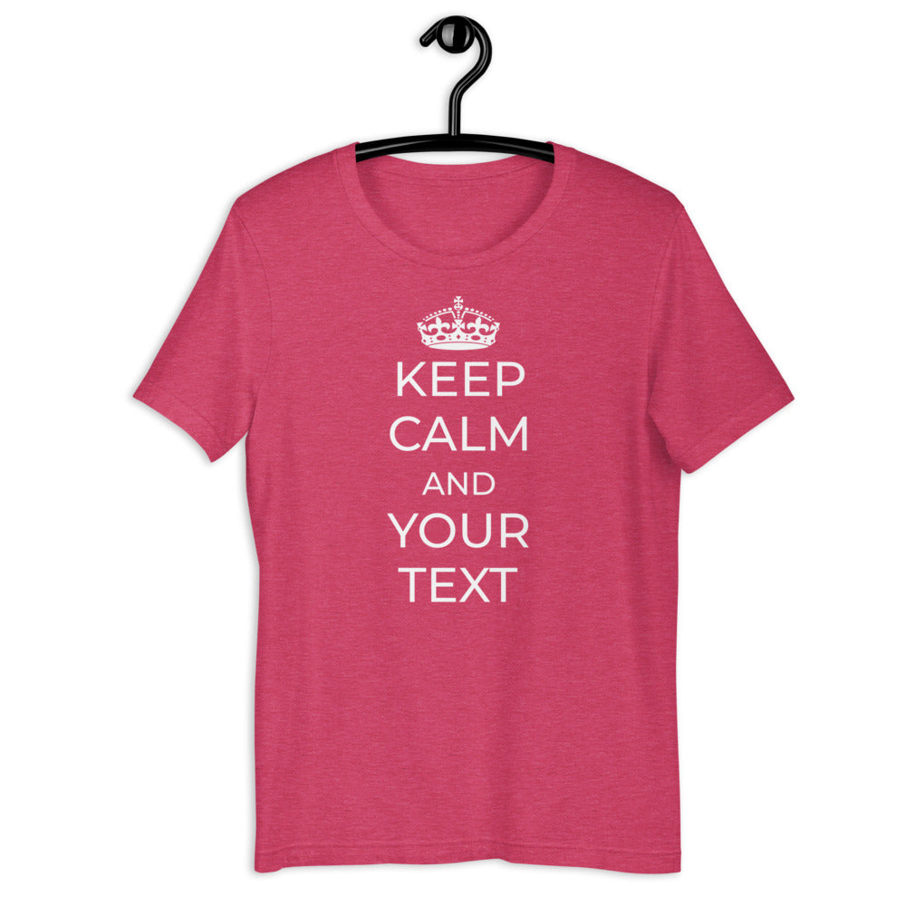 Keep Calm Heather Unisex Tee