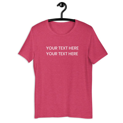 Unisex Heather Tee (Template 8)