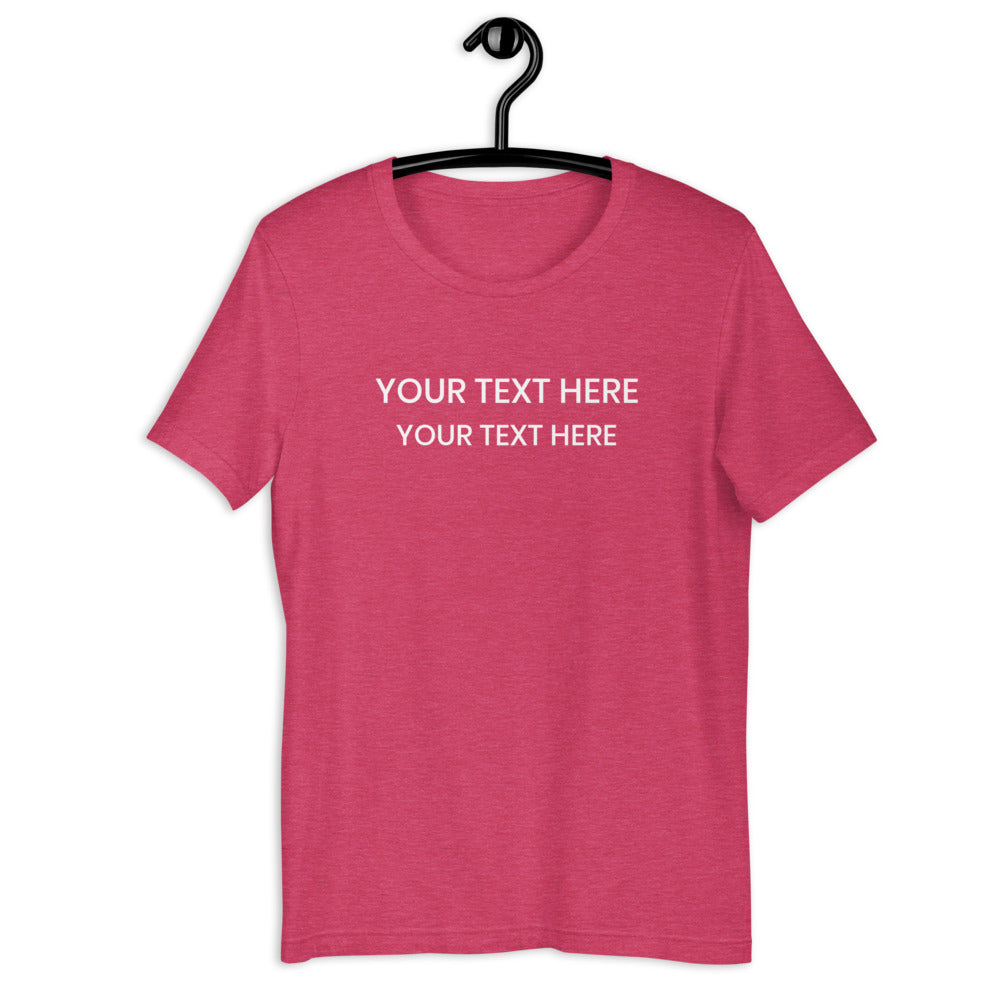 Unisex Heather Tee (Template 9a)