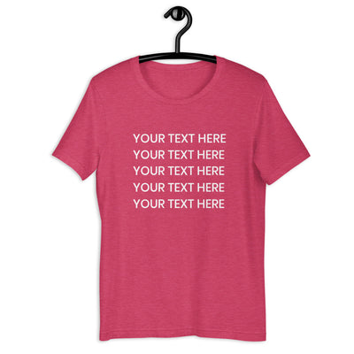 Unisex Heather Tee (Template 12)